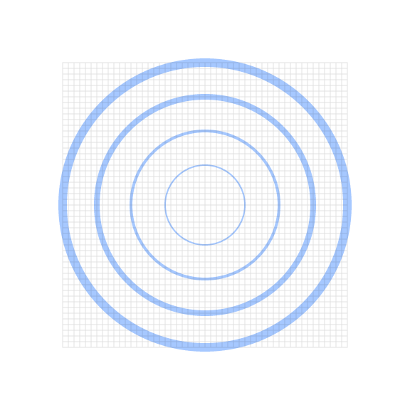 Mixing line weights do example